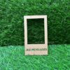 MDF Cutout: Just Engaged (5.1x3 Inch, 2.5mm Thickness)