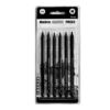 Woodless Charcoal Graphite Pencil for Sketching and Professional Artist (HB,2B, 4B,6B,8B, and EE)