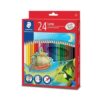 Staedtler Luna Coloured Pencil Set - 24 Shades | Vibrant, Break-Resistant & Easy Blending