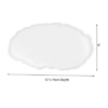 Oval Agate Tray Mold (Size :13x9 Inch)