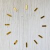 Golden Clock Number Sticks - 1.1 Inch (Set of 12)