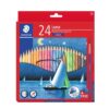 Staedtler Luna Aqua Watercolour Pencil Set - 24 Shades | Vibrant, Blendable & Water-Soluble for Artists & Students
