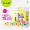 Fevicryl Multi Surface Pastel Acrylic Colours Kit 6 Shades